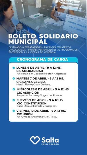 BOLETO SOLIDARIO - CIC CONSTITUCIÓN