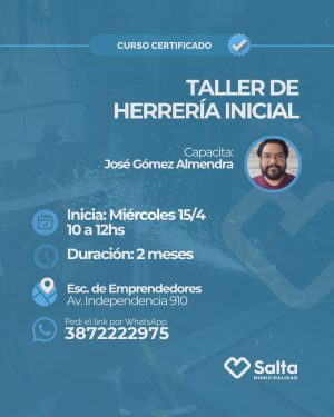 Taller de herrería inicial COM 1 - 15/04/2026