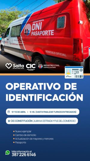 OPERATIVO IDENTIFICACIÓN - CIC CONSTITUCION