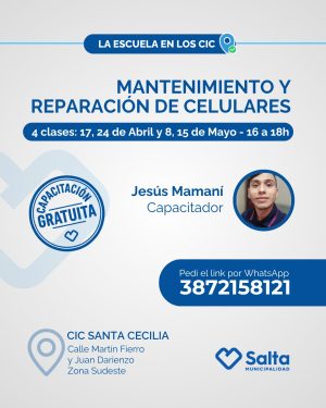 Mantenimiento y reparación de celulares - 17/04/2026