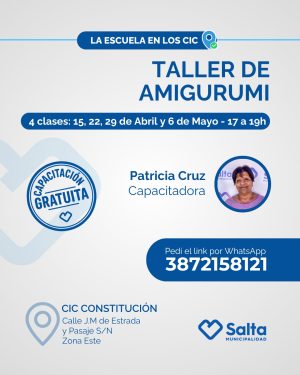 Taller de amigurumi - 15/04/2026