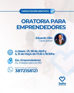 Oratoria para emprendedores - 21/04/2026