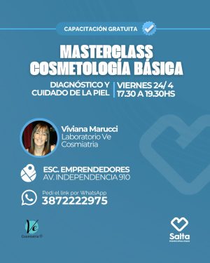 MASTERCLASS Cosmetología básica: Diagnóstico y Cuidado de la piel - 24/04/2026