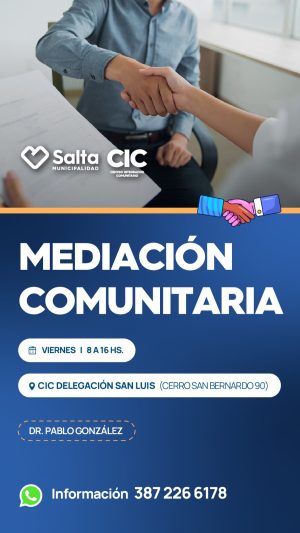 MEDIACIÓN COMUNITARIA