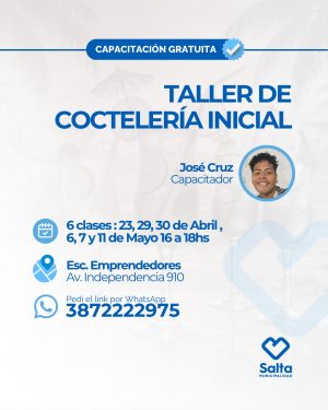 Taller de coctelería inicial COM 2 - 23/04/2026