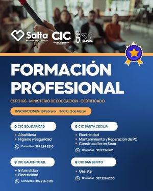 Curso de Electricidad Domiciliaria -CIC Gauchito Gil