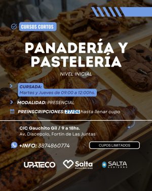 Curso de Panadería y Pastelería - CIC Gauchito Gil