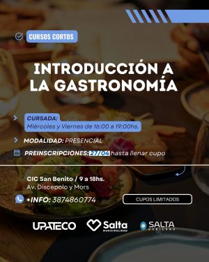 INTRODUCCION A LA GASTRONOMIA- CIC SAN BENITO
