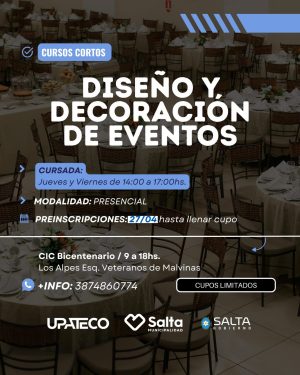 Diseño y decoracion de eventos! En CIC Bicentenario....