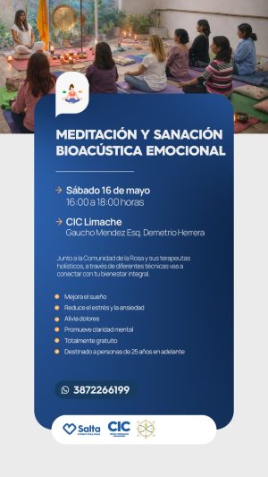 MEDITACION Y SANACION BIOACUSTICA EMOCIONAL - CIC LIMACHE