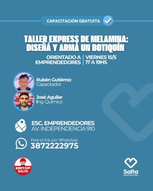 Taller express de melamina: Diseñá y Armá tu botiquín - 15/05/2026