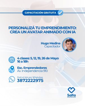 Personalizá tu emprendimiento: Creá un avatar animado con IA - 05/05/2026