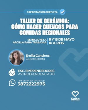 Taller de Cerámica: Cómo hacer cuencos para comidas regionales - 08/05/2026