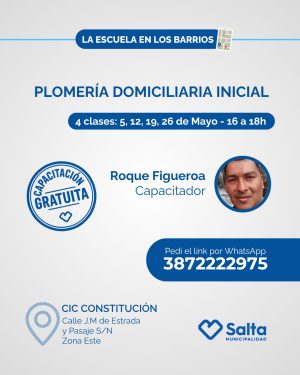 Plomería domiciliaria inicial - 05/05/2026