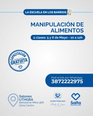 Manipulación de alimentos - 05/05/2026