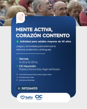 MENTE ACTIVA CORAZON CONTENTO