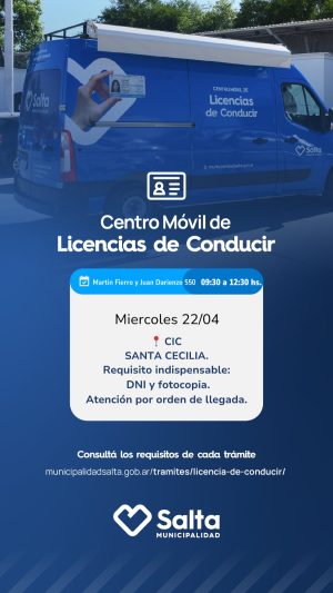 Centro Móvil de Licencia de Conducir