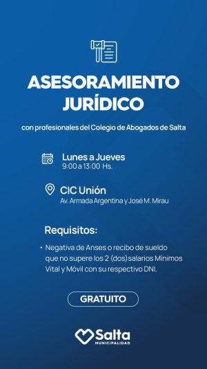 ASESORAMIENTO JURÍDICO - CIC UNIÓN