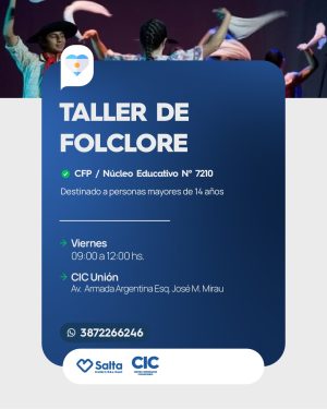 TALLER DE FOLCLORE - CIC UNIÓN
