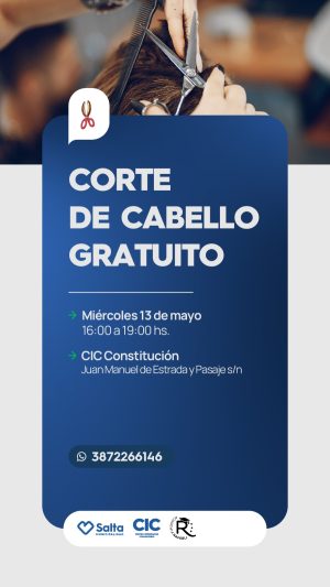 CORTE DE CABELLO GRATUITO - CIC CONSTITUCIÓN
