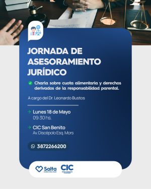 JORNADA DE ASESORAMIENTO JURIDICO - CIC SAN BENITO