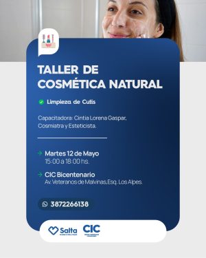 Taller de Cosmética Natural en CIC Bicentenario