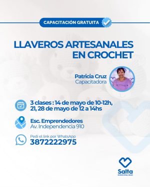 Llaveros artesanales a crochet COM 2 - 14/05/2026
