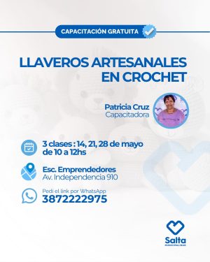 Llaveros artesanales a crochet COM 1 - 14/05/2026
