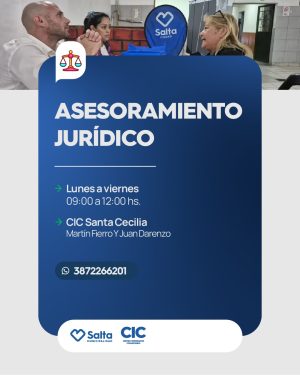 ASESORAMIENTO JURIDICO GRATUITO - CIC SANTA CECILIA
