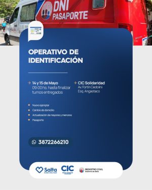 "Operativo Identificacion" CIC SOLIDARIDAD