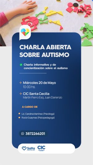CHARLA ABIERTA SOBRE AUTISMO - CIC SANTA CECILIA