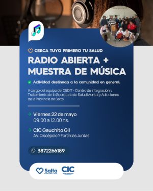 RADIO ABIERTA + Muestra de Música-CIC GAUCHITO GIL
