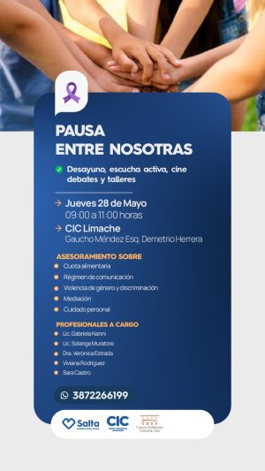 PAUSA ENTRE NOSOTRAS - CIC LIMACHE