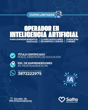 Operador/a en Inteligencia Artificial para Emprendimientos Digitales - 02/06/2026