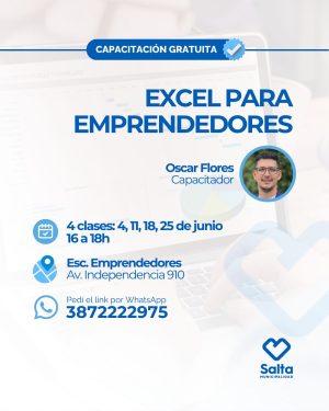 Excel para emprendedores - 04/06/2026