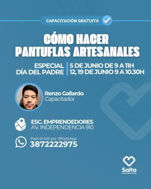 Cómo hacer pantuflas artesanales COM 1 - 05/06/2026