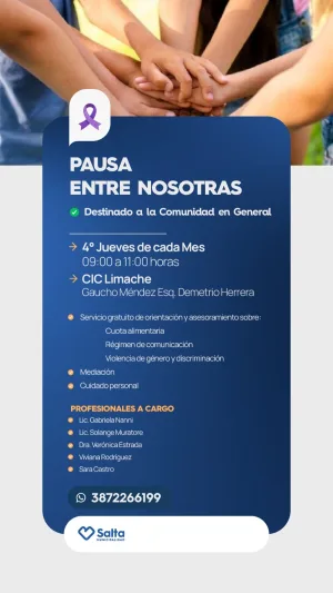 PAUSA ENTRE NOSOTRAS - CIC LIMACHE