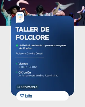 TALLER DE FOLCLORE - CIC UNIÓN