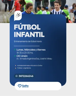 FÚTBOL INFANTIL- CIC UNIÓN