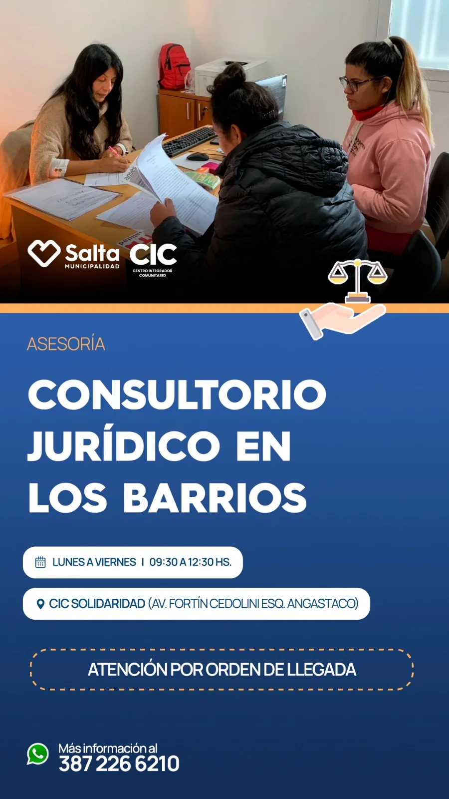 ASESORAMIENTO JURIDICO. CIC SOLIDARIDAD