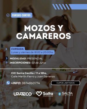 MOZOS y CAMAREROS - CIC SANTA CECILIA