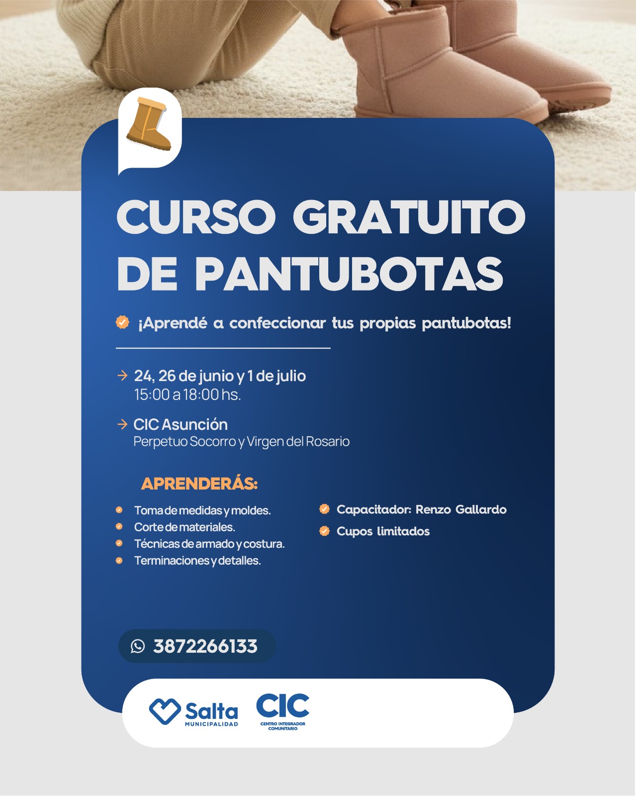 CURSO GRATUITO DE PANTUBOTAS