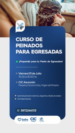 CURSO DE PEINADOS PARA EGRESADAS