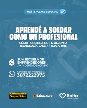 TECNOLOGÍA LASER: APRENDÉ A SOLDAR COMO UN PROFESIONAL - 12/06/2026