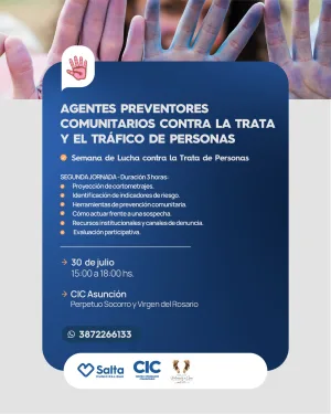 AGENTES PREVENTORES COMUNITARIO CONTRA LA TRATA Y TRAFICO DE PERSONAS