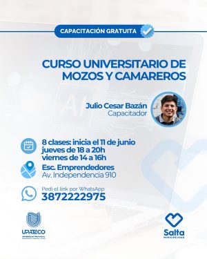 Curso universitario de mozos y camareros - 11/06/2026