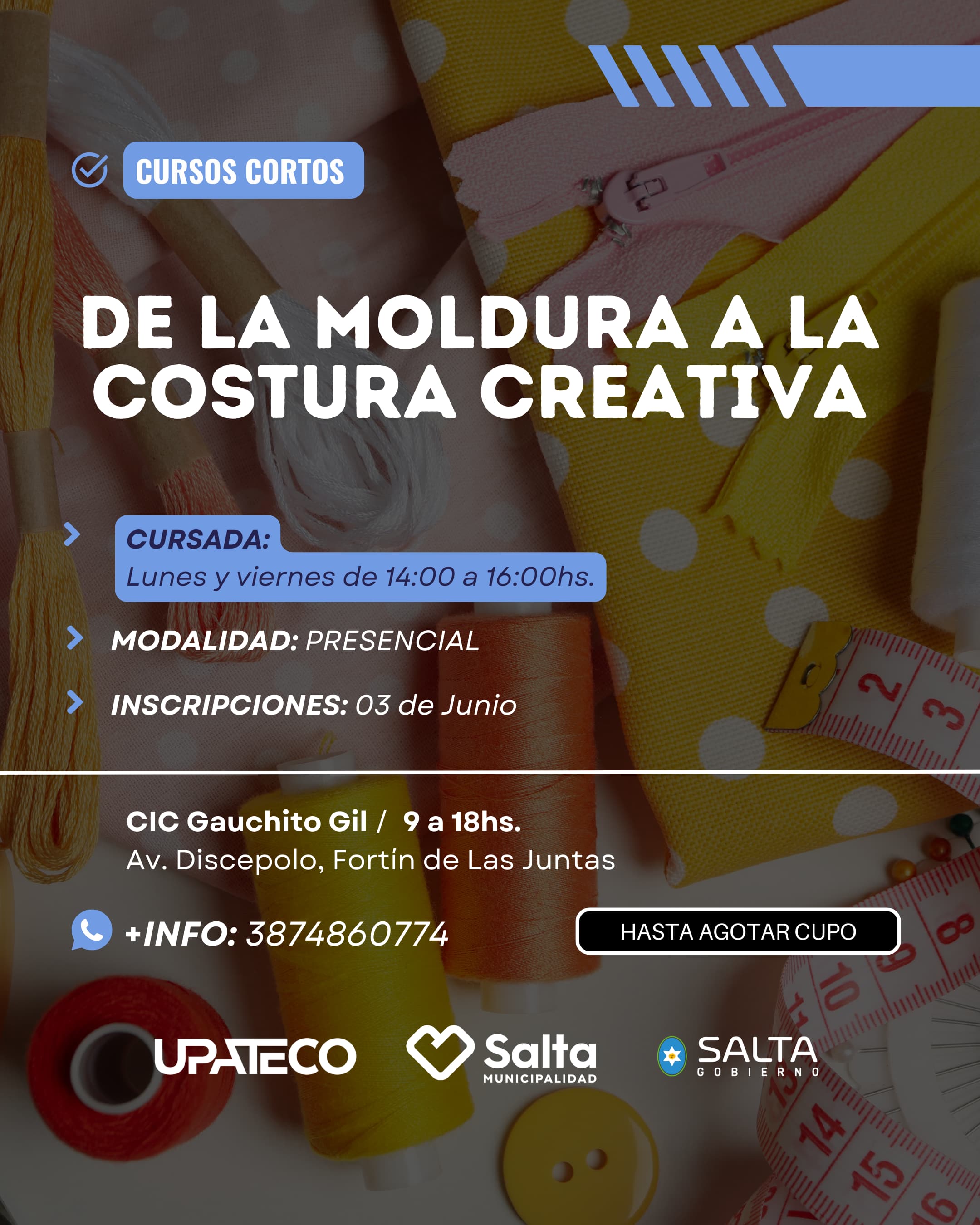 De la Moldura a la Costura Creativa - CIC Gauchito Gil