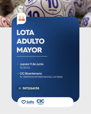 Lota Adulto Mayor En CIC Bicentenario