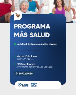 Programa Mas Salud EN CIC Bicentenario
