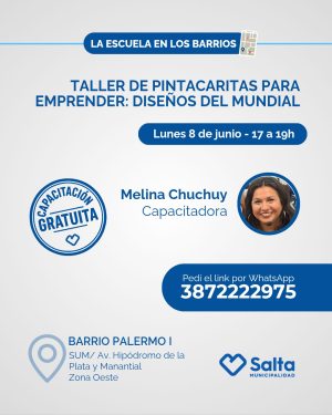 Taller de pintacaritas para emprender: Diseños del mundial - 08/06/2026